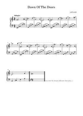 Series roblox doors ost sheet music play print and download in pdf or midi sheet music on