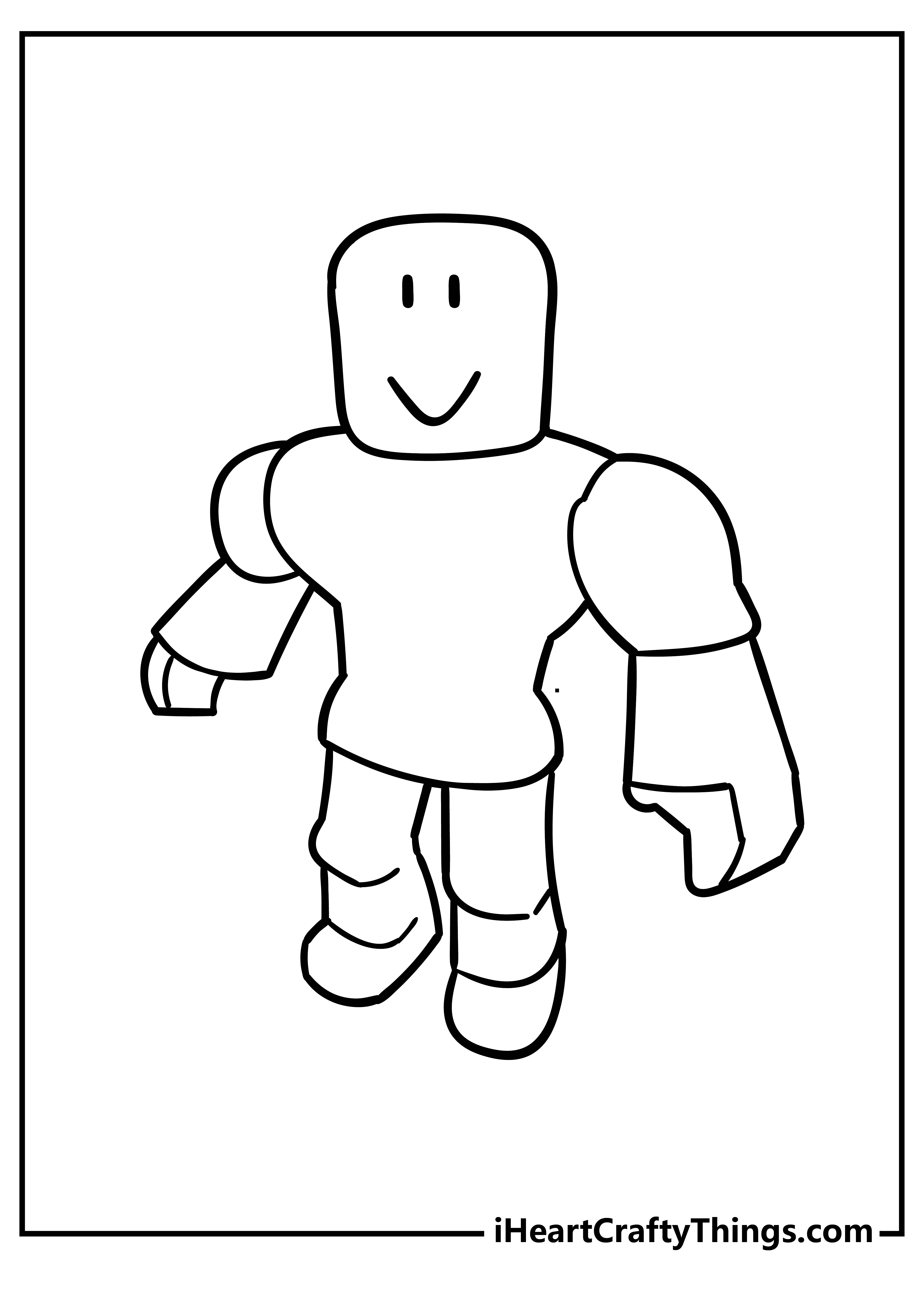 Roblox coloring pages free printables