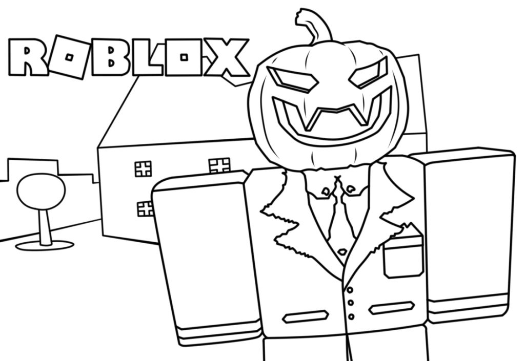 Roblox coloring pages