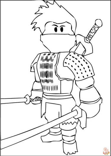 Free printable roblox coloring pages by stephansavage on