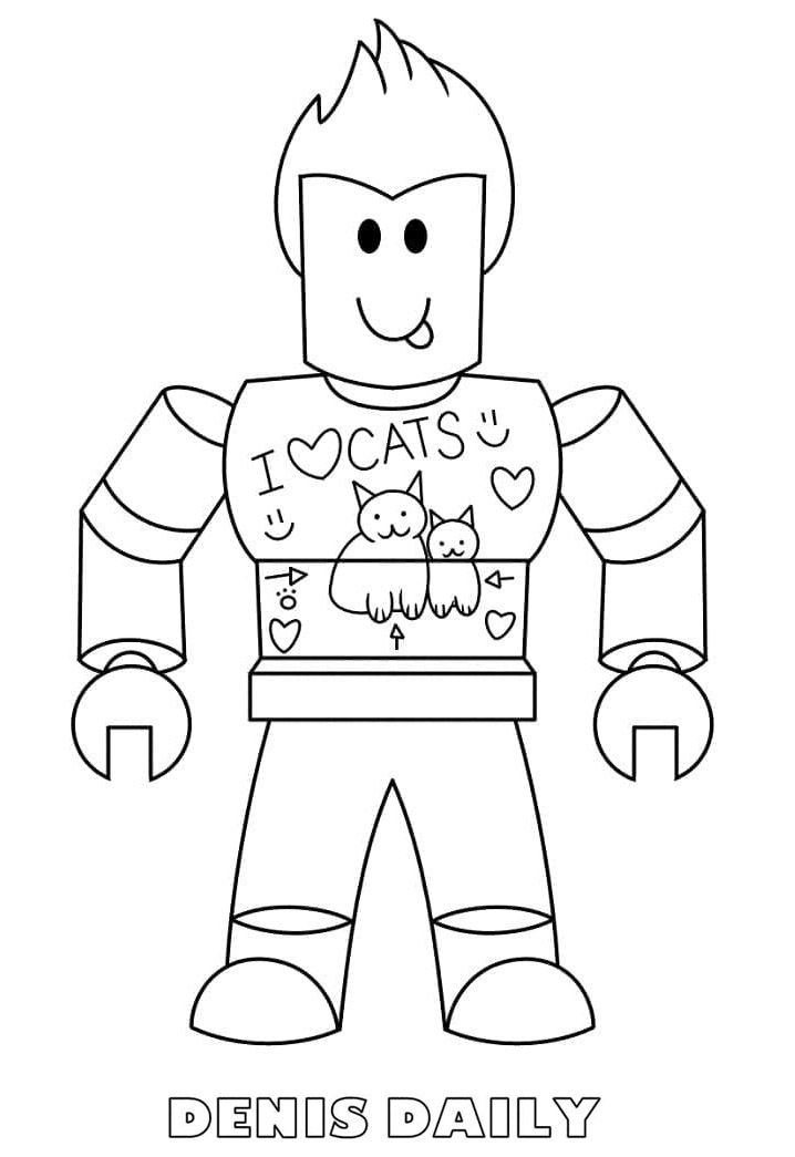 Roblox to color for kids