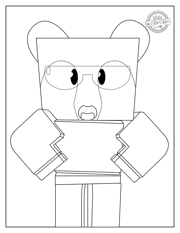 Super cool printable roblox coloring pages kids activities blog