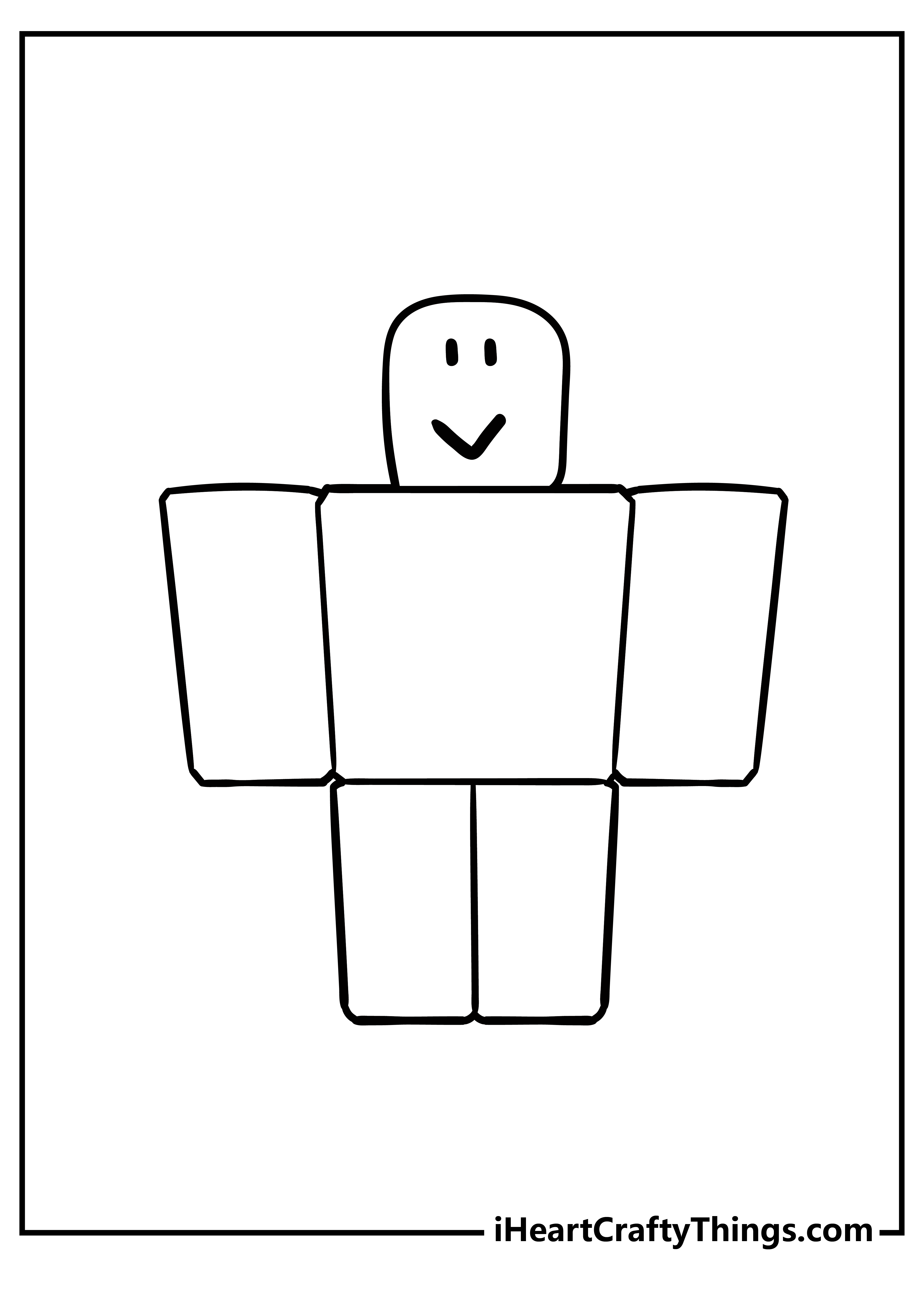 Roblox coloring pages free printables