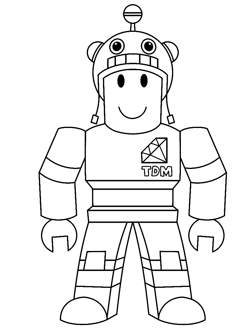 Roblox coloring pages printable for free download