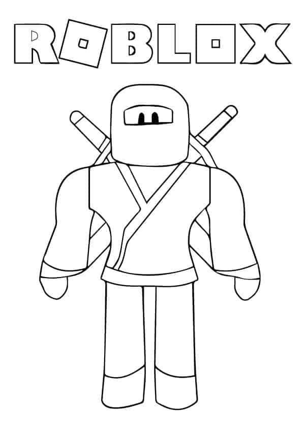 Coloring page roblox video games â printable coloring pages