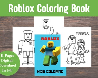 Roblox coloring book for kids over unique pages featuring your favorite roblox download now