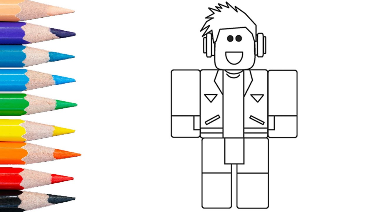 Roblox coloring page