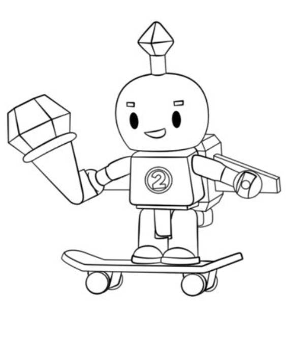 Free easy to print roblox coloring pages