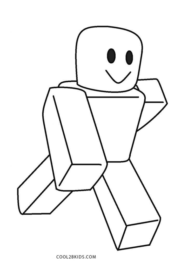 Dibujos de roblox para colorear