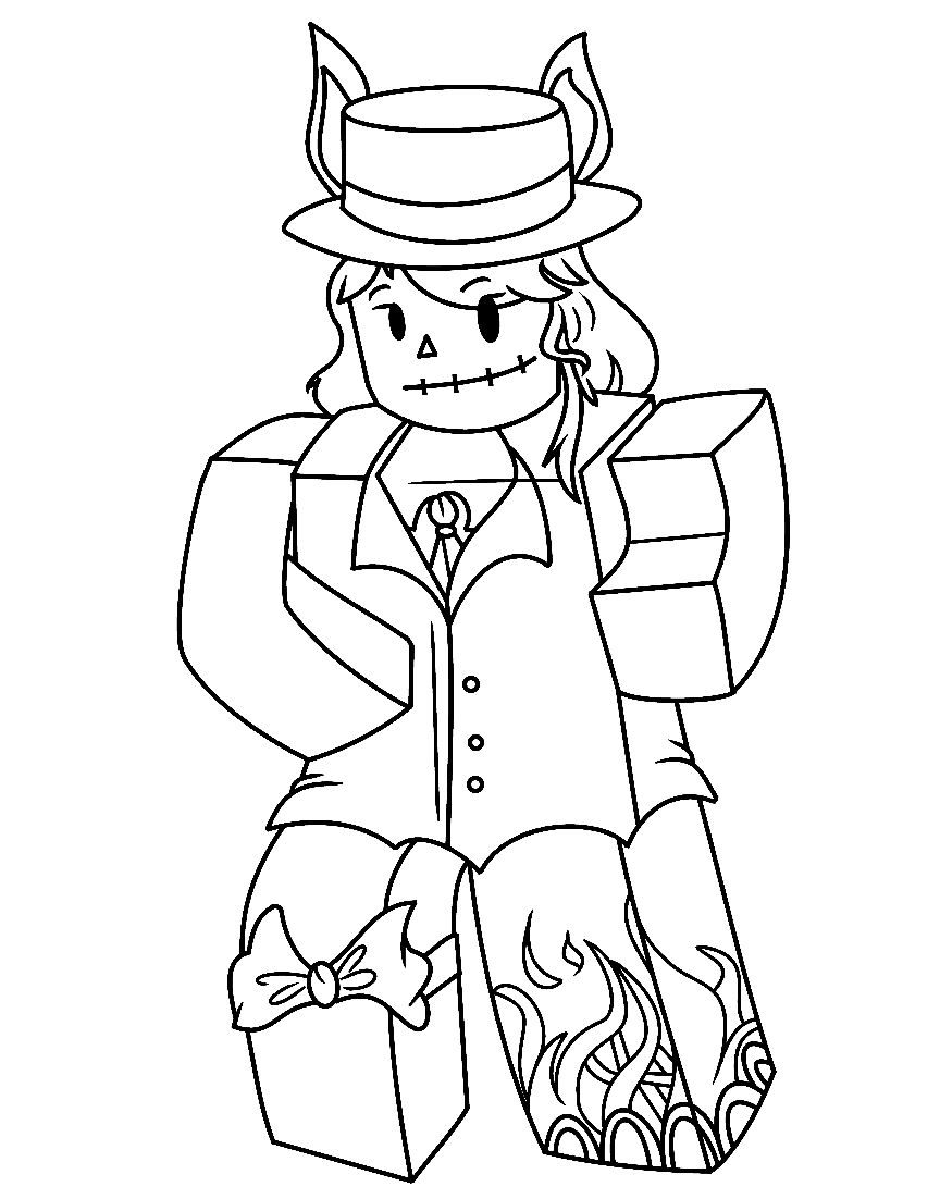 Roblox coloring pages