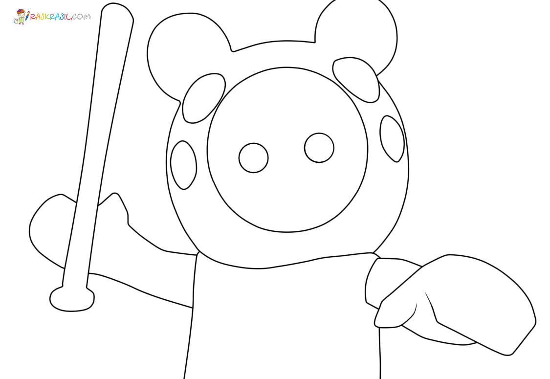 Piggy roblox coloring pages new images free printable