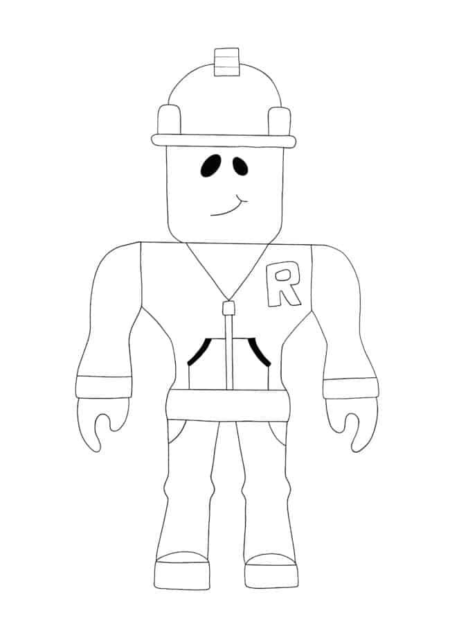 Roblox princess coloring pages