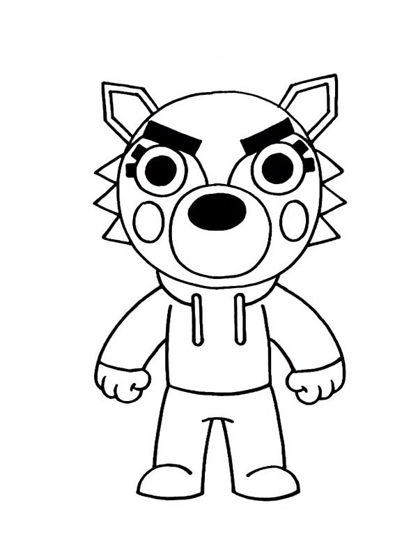 Coloring page willow wolf roblox cute coloring pages transformers coloring pages coloring pages