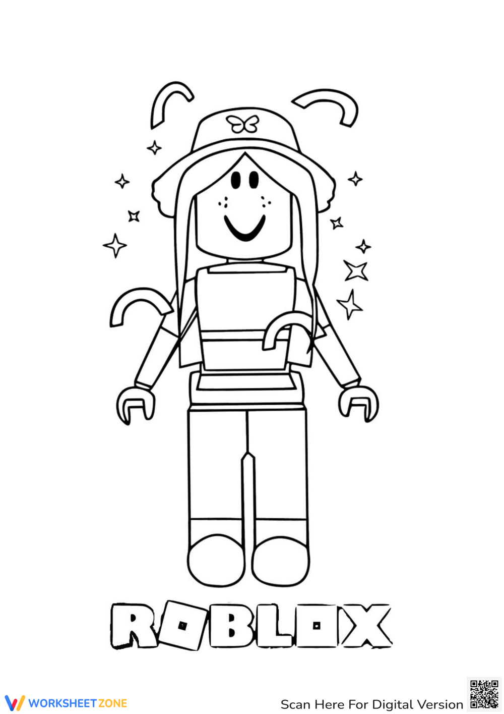 Free printable roblox coloring pages for all ages