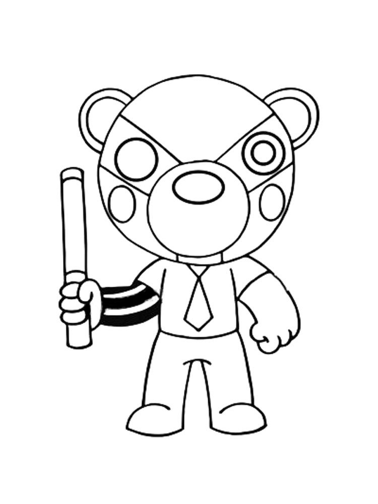 Piggy roblox coloring pages coloring pages for boys coloring pages free printable coloring pages