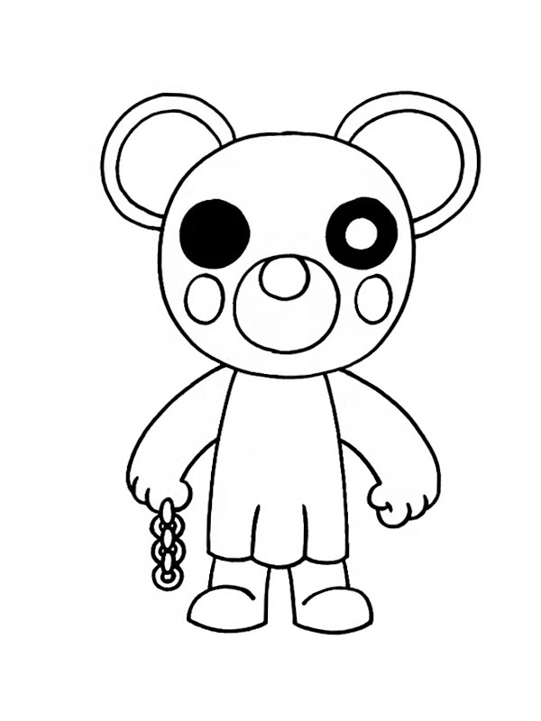 Mousy roblox piggy coloring page