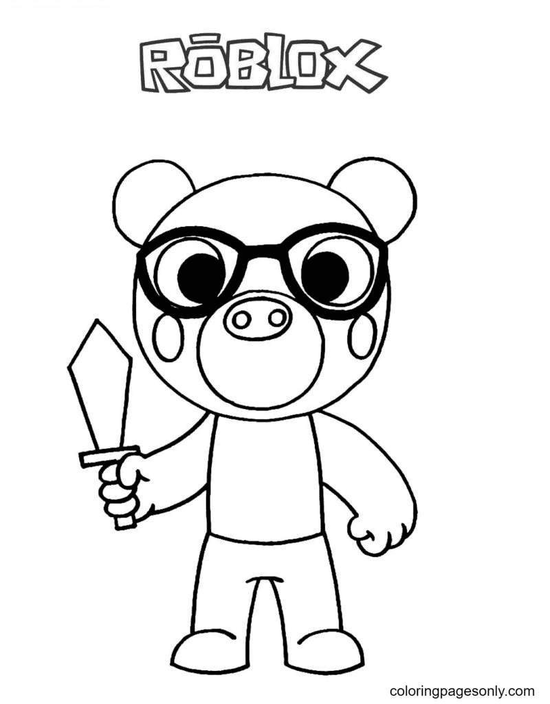 Piggy coloring pages