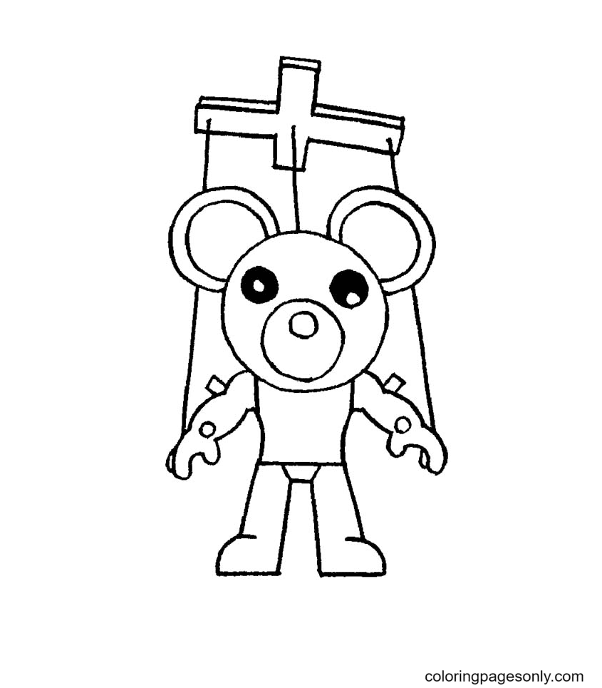 Piggy coloring pages printable for free download