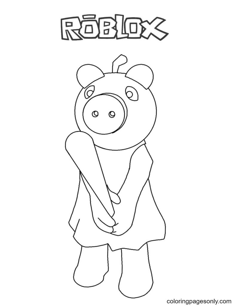 Piggy coloring pages