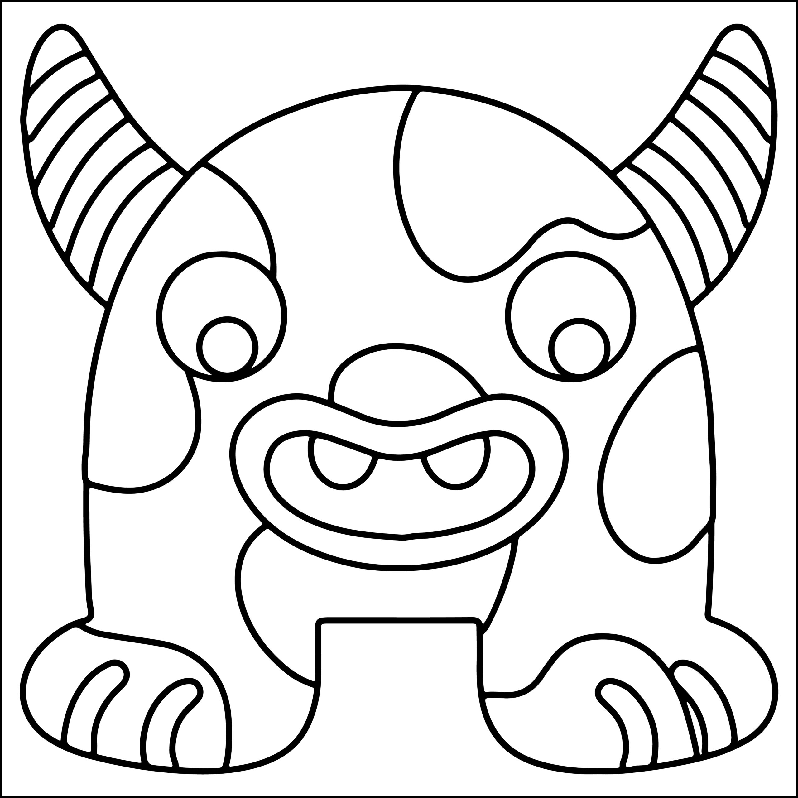 Halloween monster coloring book for toddlers preschoolers kindergarteners made by teachers