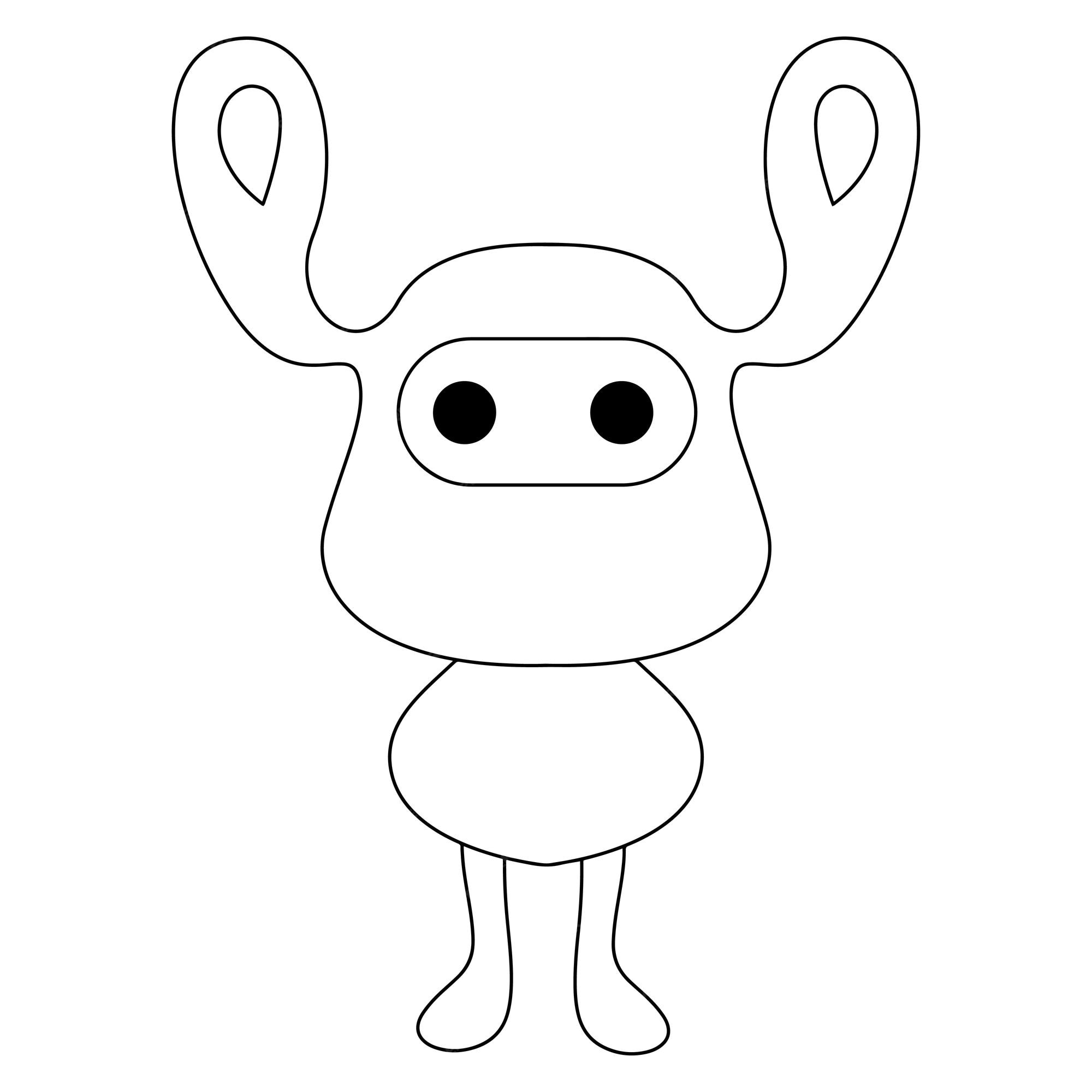 Premium vector monster coloring pages for kids