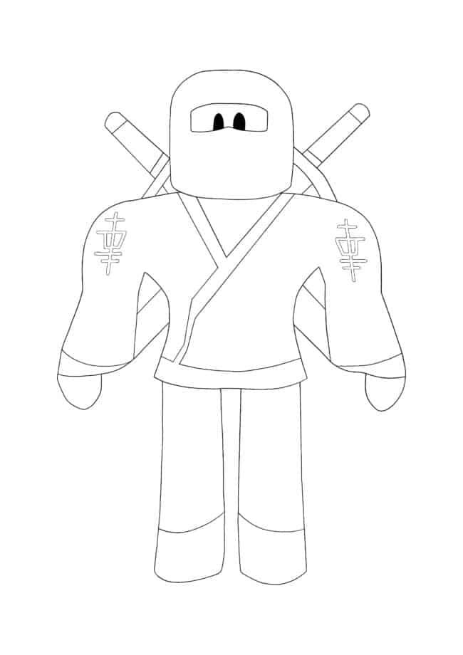 Roblox ninja free printable coloring sheets free printable coloring pages coloring pages for boys