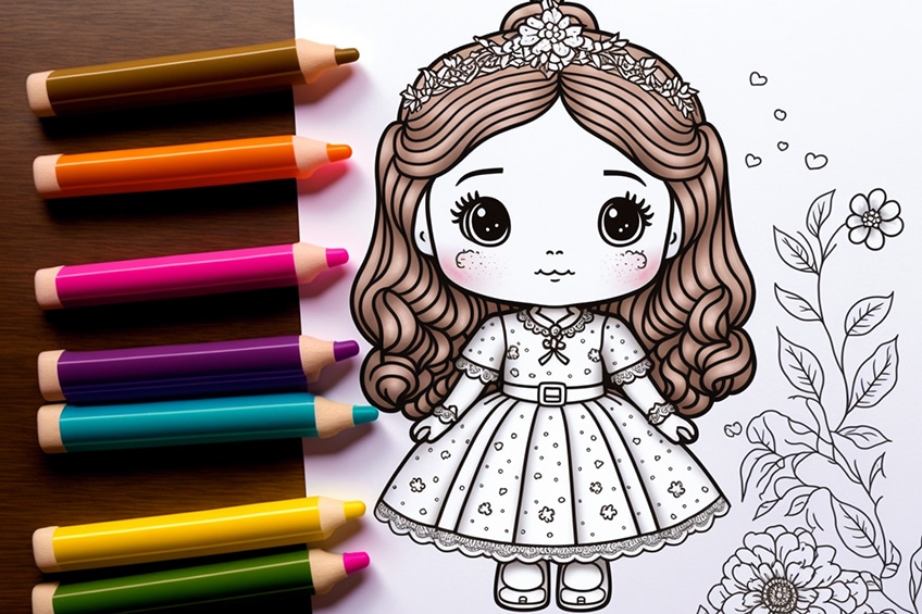 Princess coloring pages