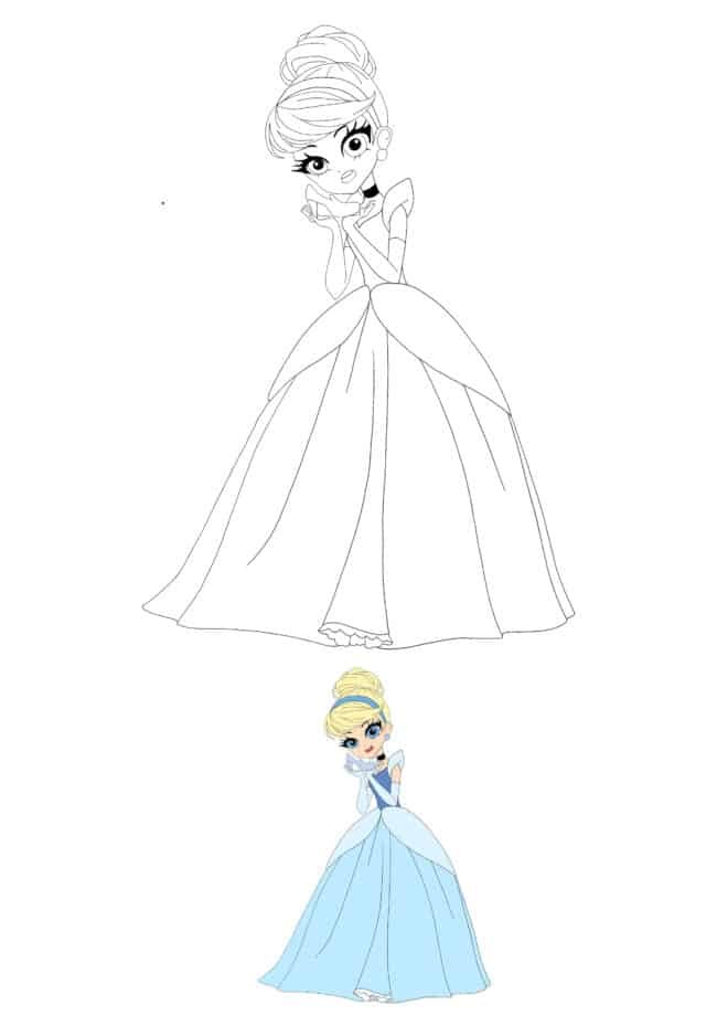 Princess coloring pages