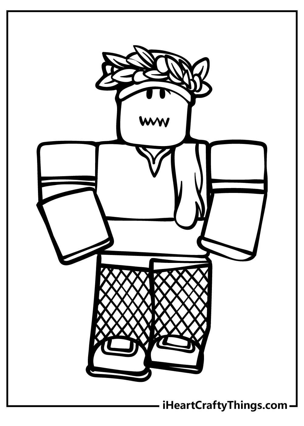 Roblox coloring pages free printables