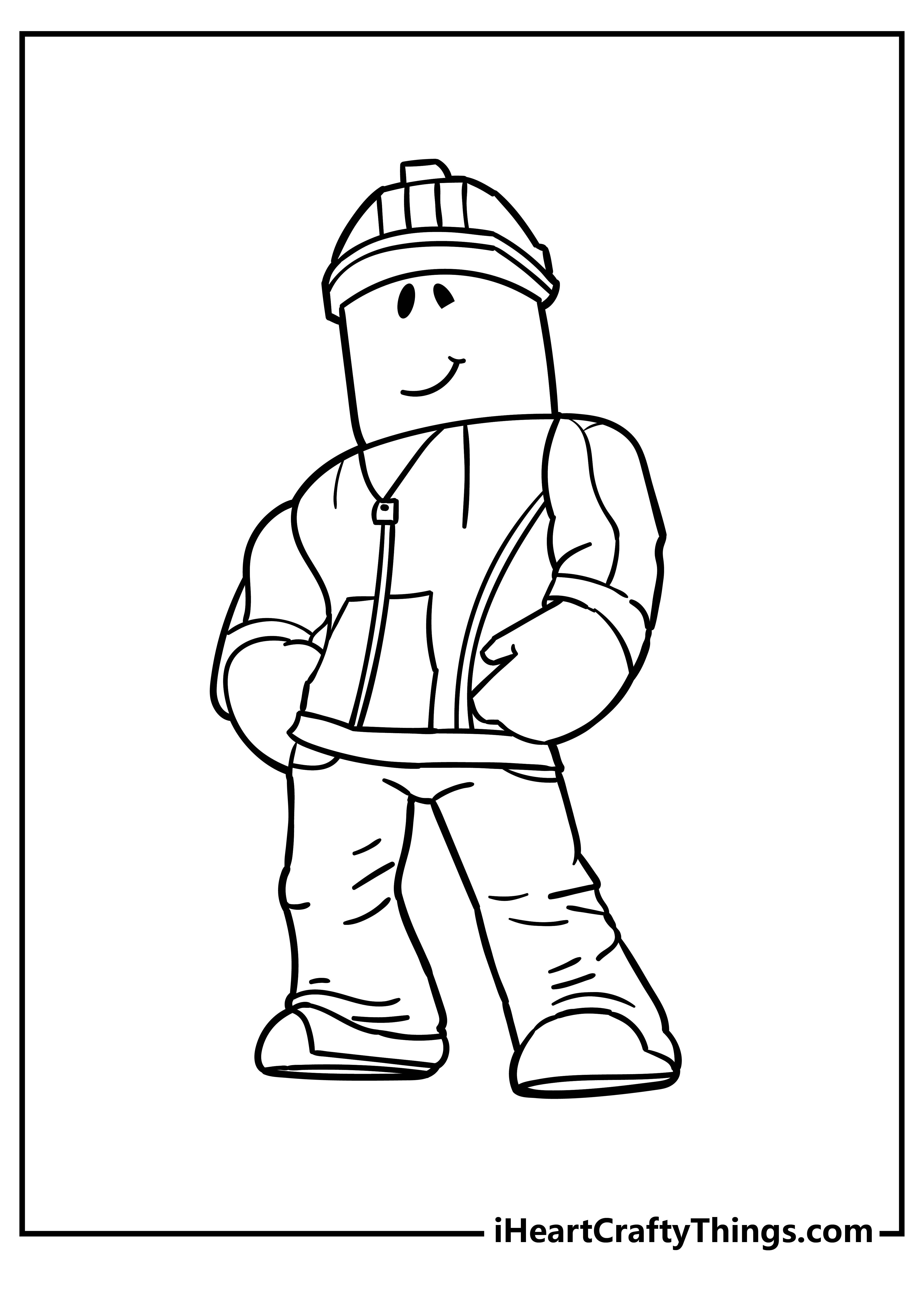 Roblox coloring pages free printables