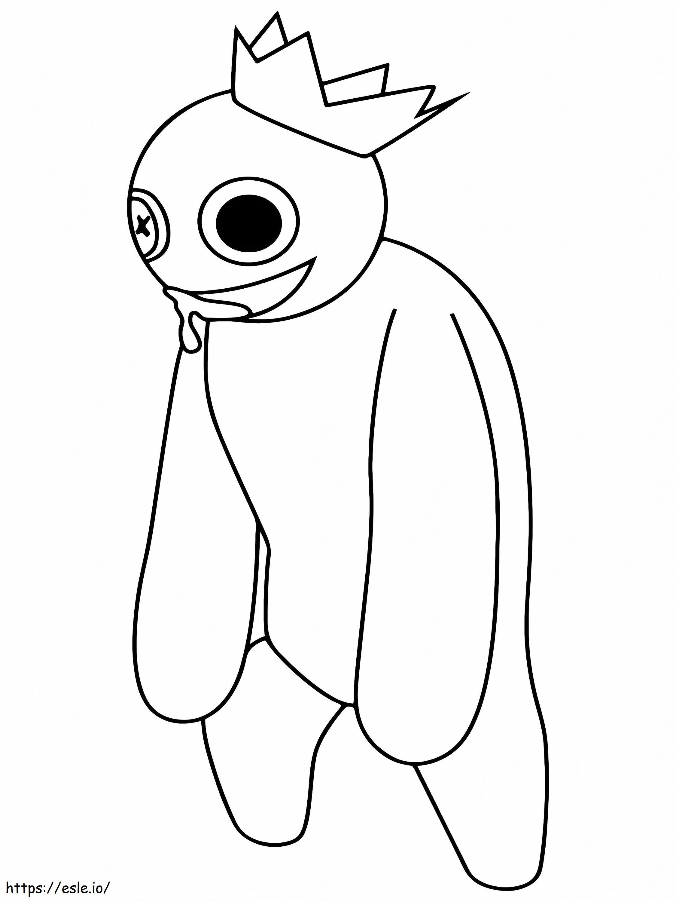 Tired rainbow friends roblox coloring page