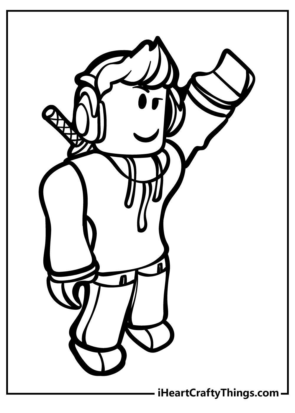 Roblox coloring pages free printables