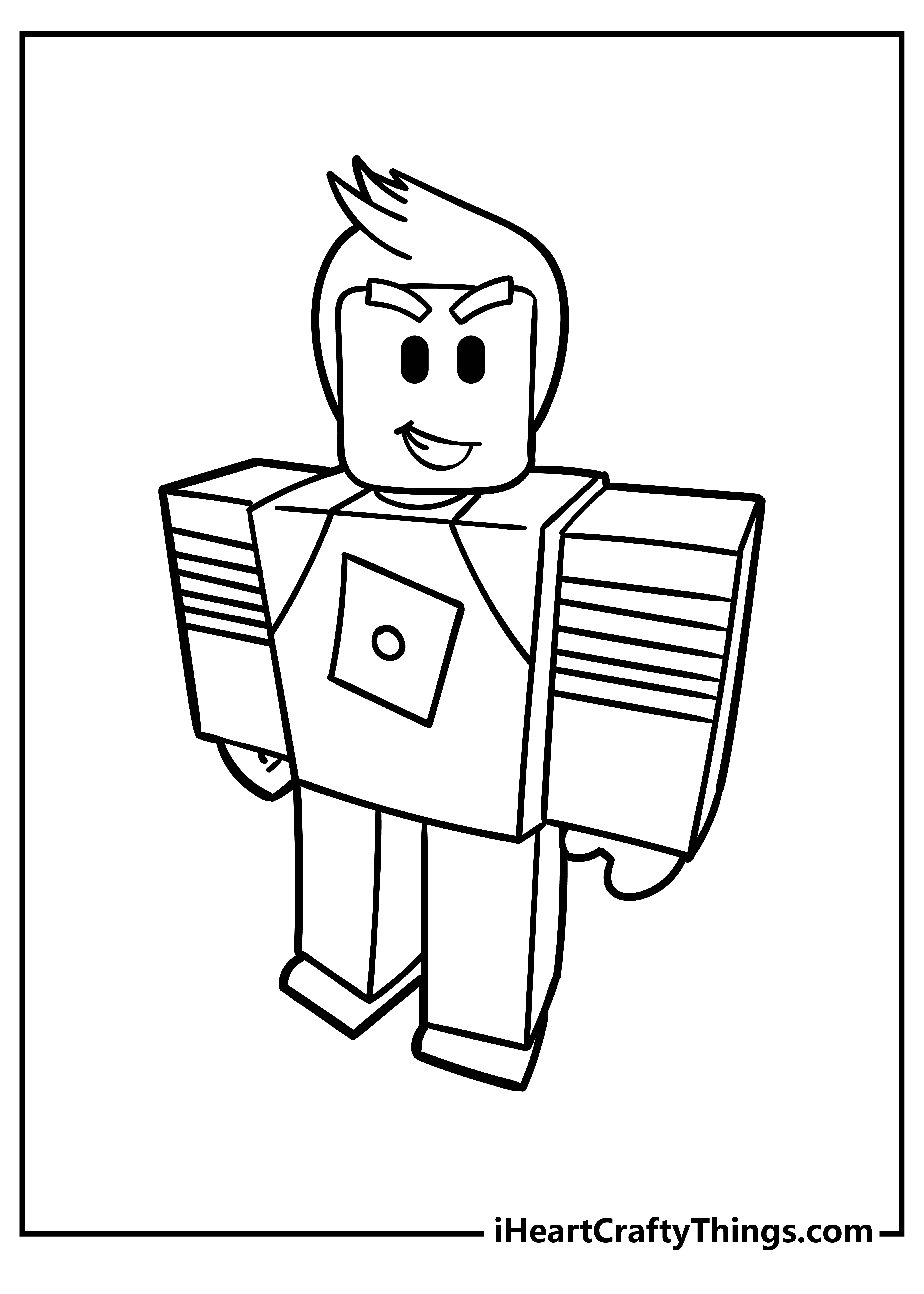 Roblox coloring pages free printables