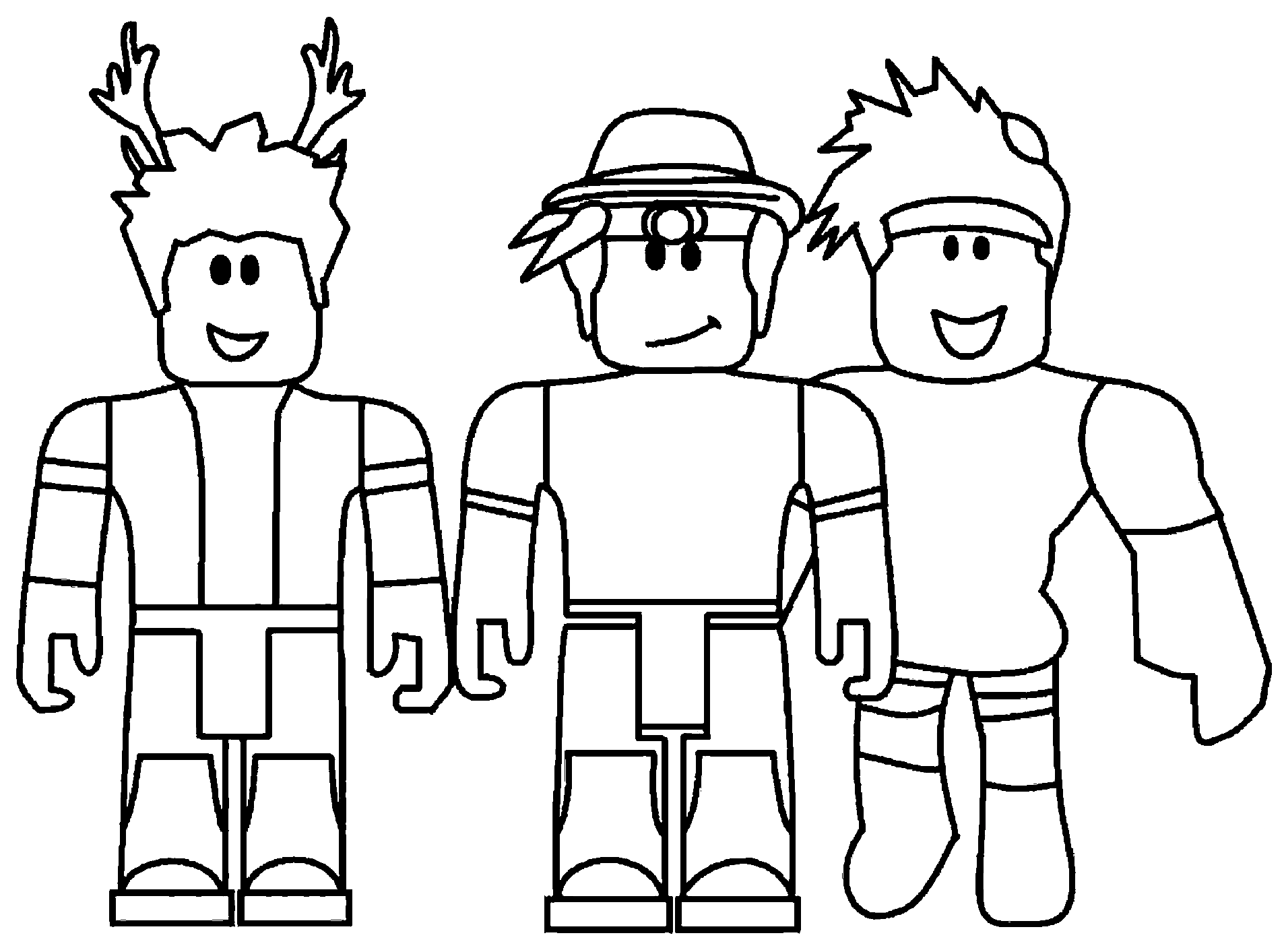 Roblox coloring pages