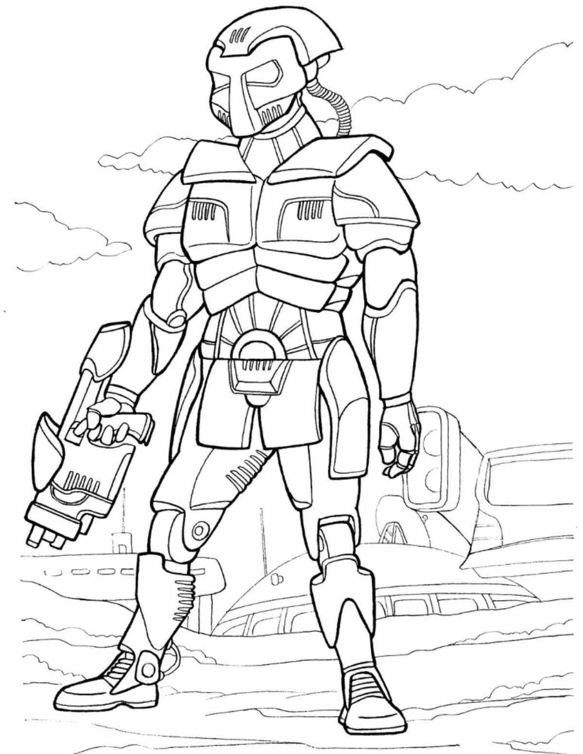 Printable robot coloring pages for kids put that robot in color