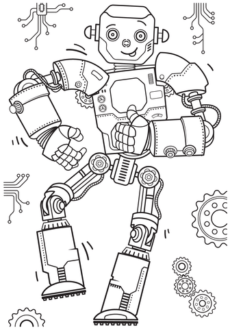 Robots coloring pages free coloring pages