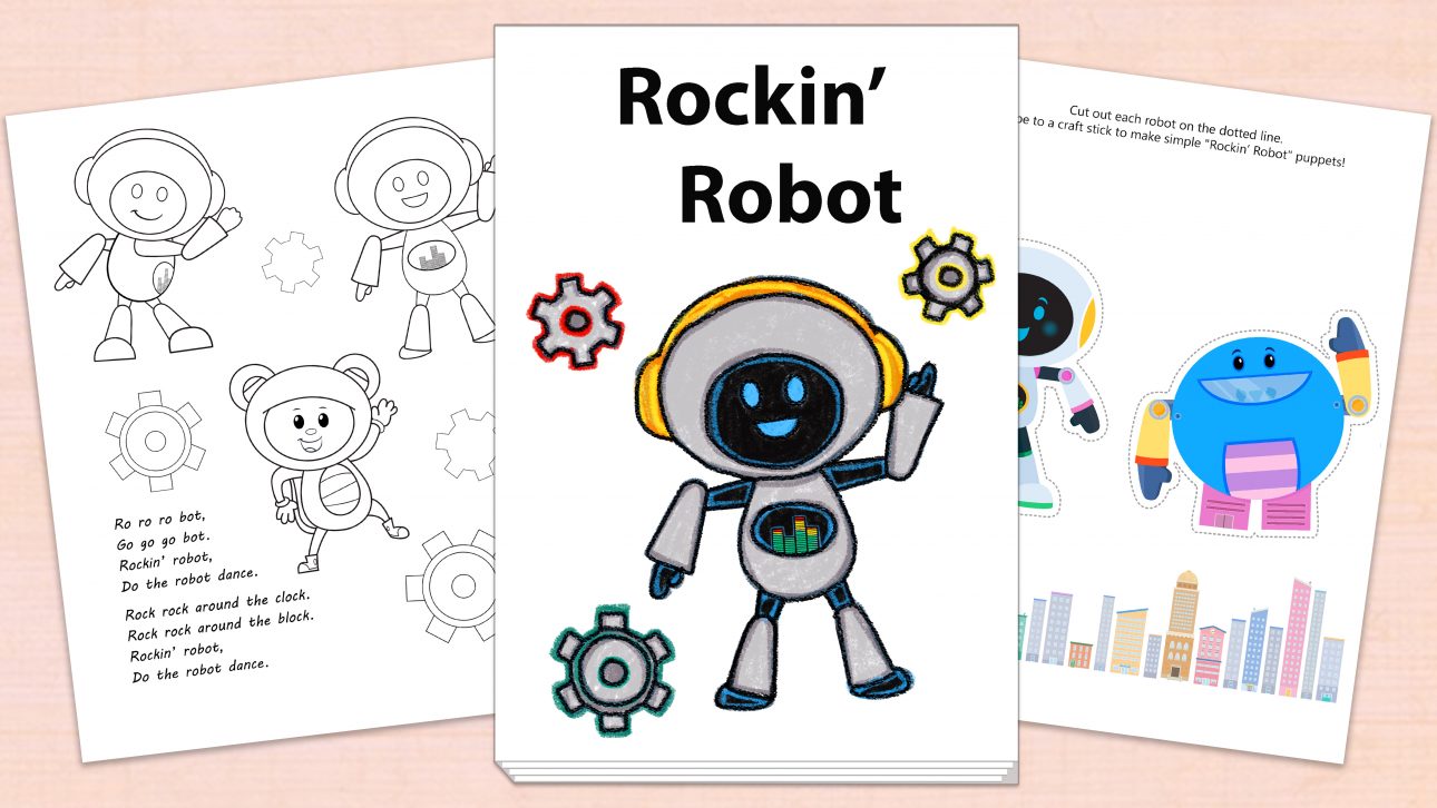 Rockin robot printables