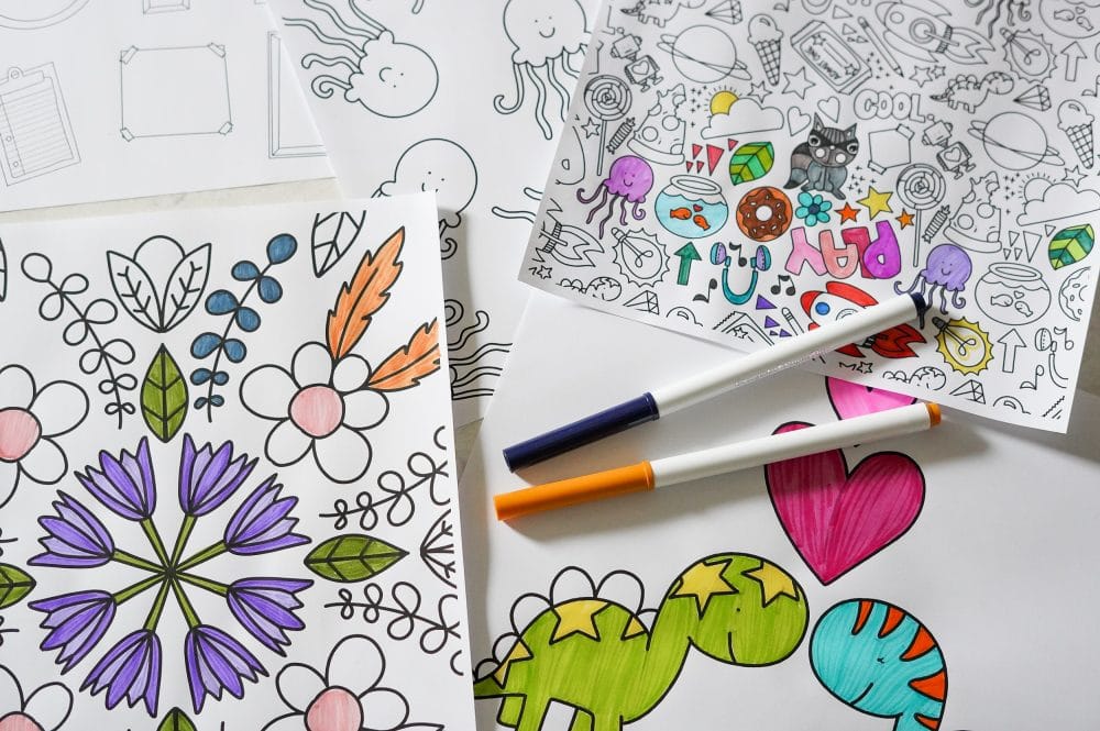 Coloring pages on an ipad pro the sweeter side of mommyhood