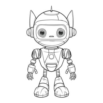 Robot drawing png transparent images free download vector files