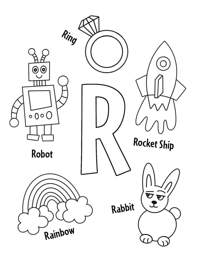 Free printable letter r worksheets for preschool â the hollydog blog
