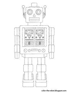 Free robot printable from prairie sweet boutique for a limited robot theme vintage robots robot birthday party