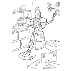 Cute free printable robot coloring pages online