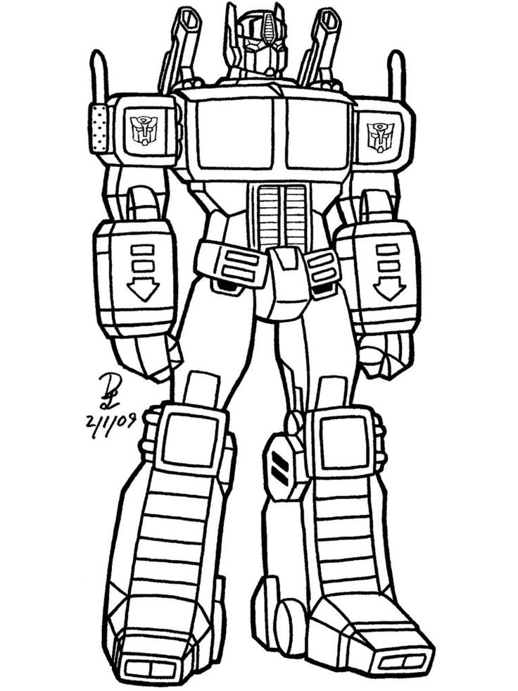 Printable coloring pages transformers para colorear libro de colores libros para colorear