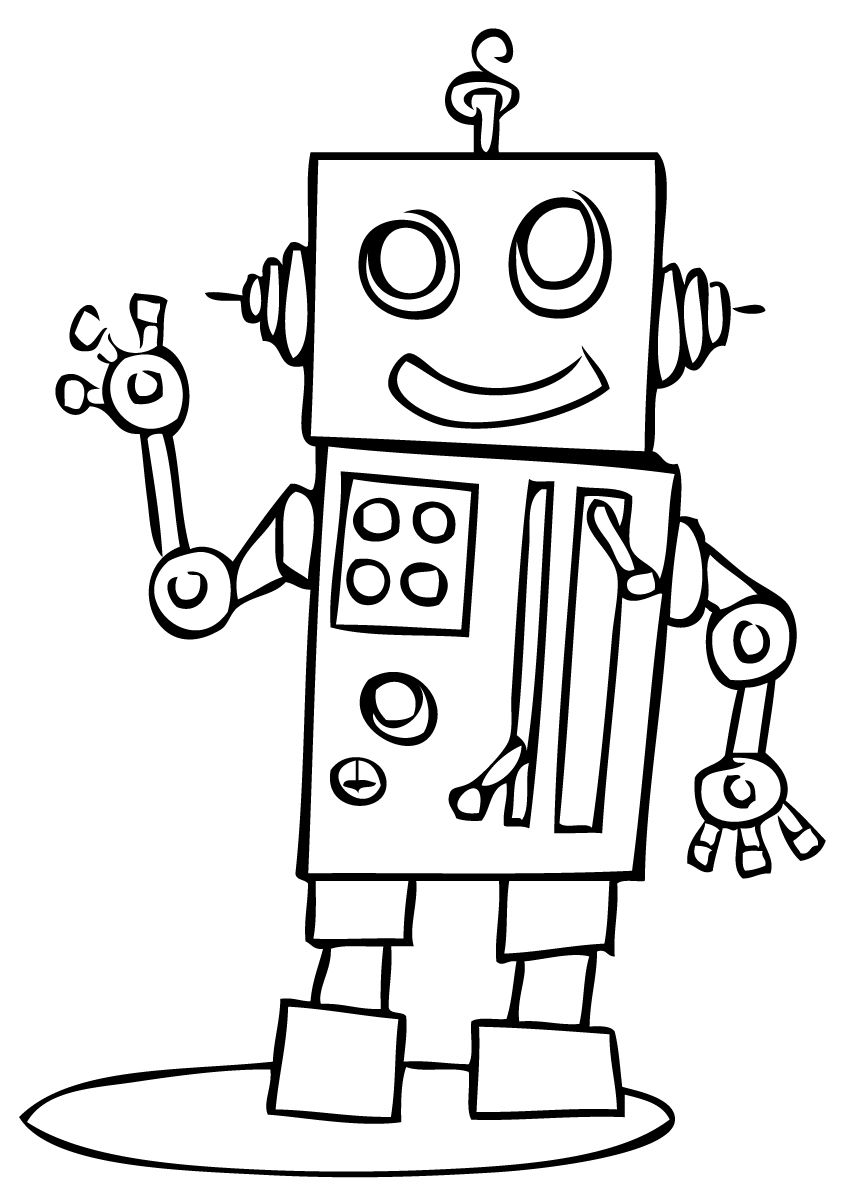 Free robot coloring pages coloring pages for boys coloring pages for kids dinosaur coloring pages