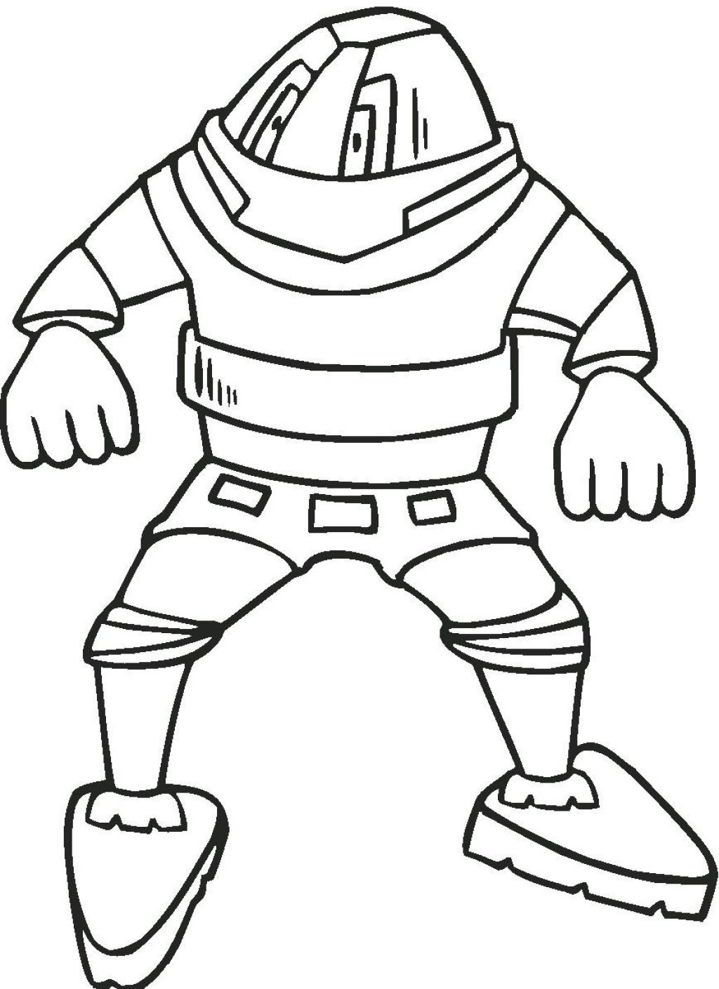 Free printable robot coloring pages for kids