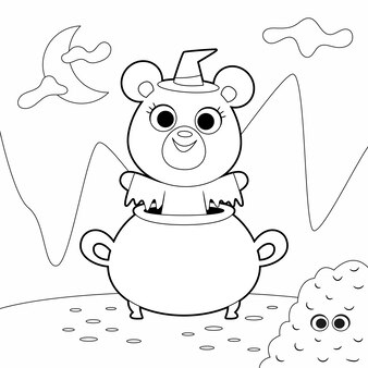 Page mushroom coloring pages template