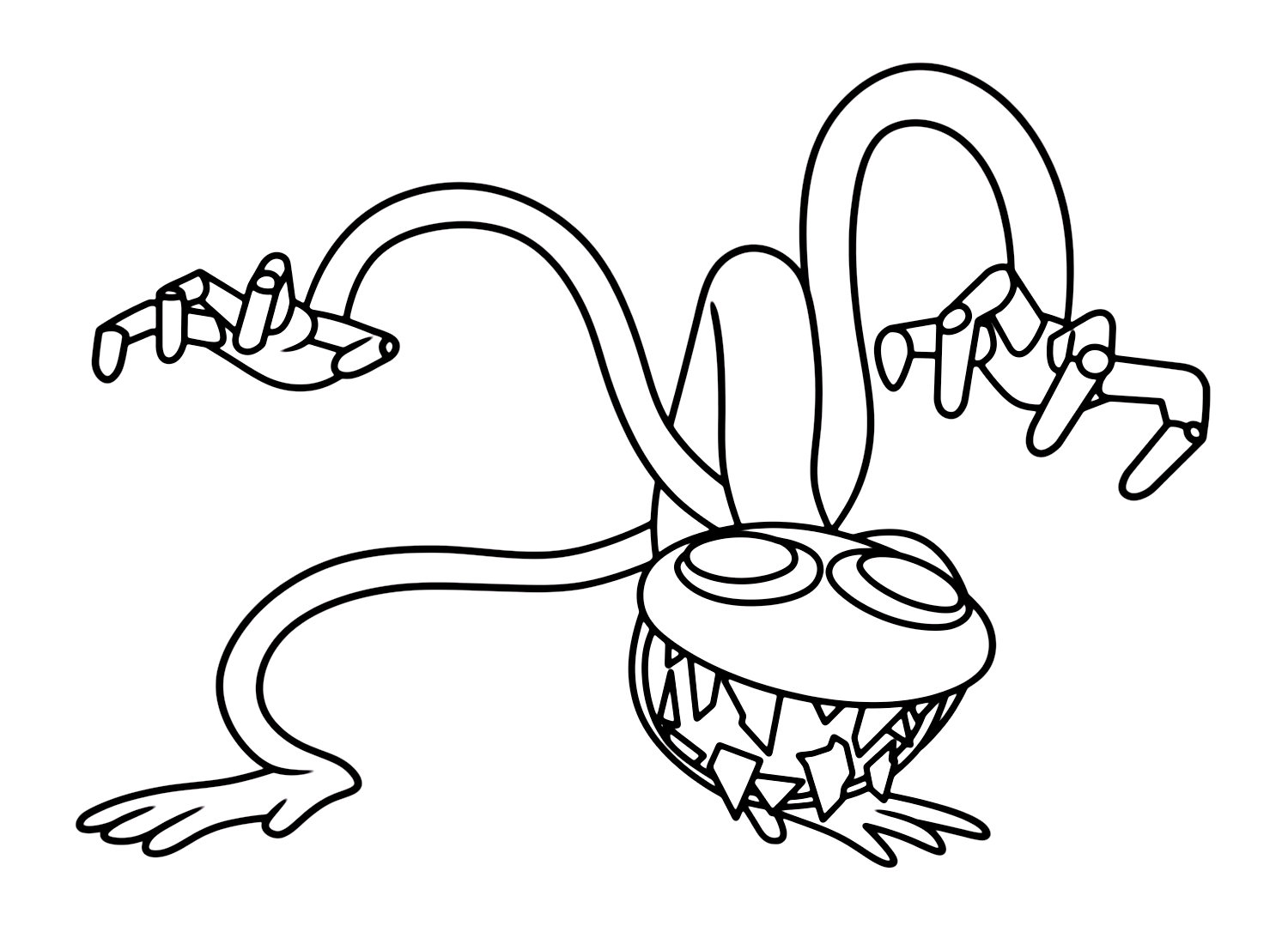 Rainbow friends coloring pages