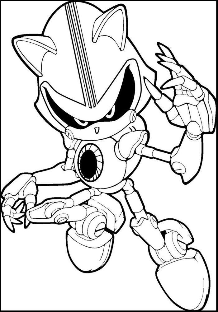 Fun and exciting sonic exe coloring pages for kids