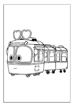 Printable robot trains coloring pages for kids ignite your childs imagination