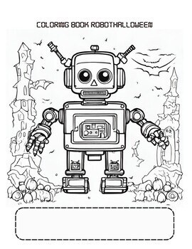 Robot coloring tpt